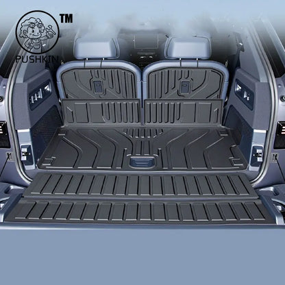 Tapis de protection pour dossier de siège arrière, tapis de coffre Anti-coup de pied, accessoires d'intérieur de voiture pour ZEEKR 9X 2025 2026