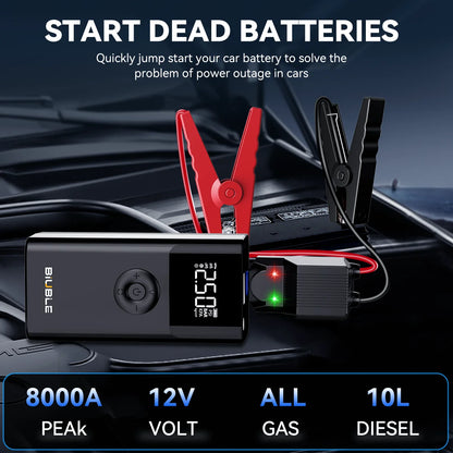 Démarreur de saut de voiture 4000A/7000A 15800mAh/26800mAh, batterie de voiture, Booster de batterie automatique, dispositif de démarrage pour batterie externe essence et Diesel