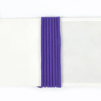 Bande élastique 5/10/20M 3/5mm, noyau d'huile, corde en Nylon pour attaches de cheveux, sangle de masque, bande extensible, soutien-gorge, chaussures, bandes en caoutchouc, accessoires de couture