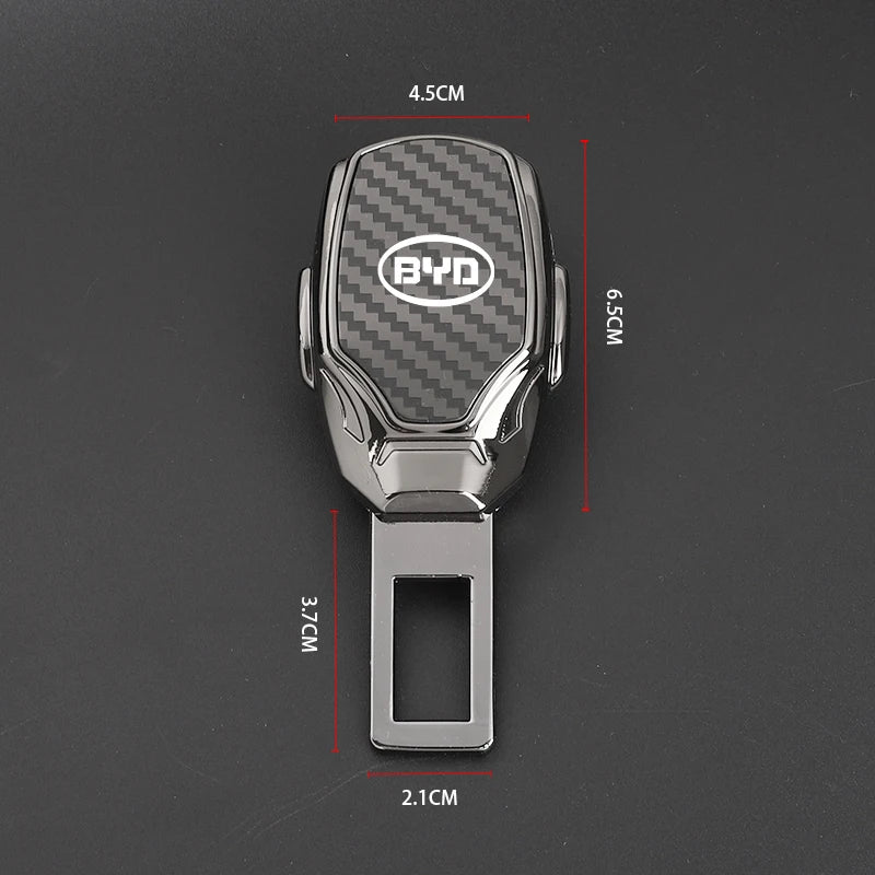 Extenseur d'accessoires de ceinture de sécurité de voiture, bijoux en métal, BYD Atto 3, axie 3, Tang F3, E6, Dmi Yuan plus, Song plus