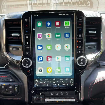 Autoradio lecteur multimédia Android pour Dodge Ram 1500 2500 3500 2019 - 2023 1Din Bluetooth écran Audio DSP stéréo