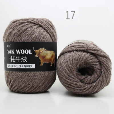 Fil épais de laine de cachemire Yak pour tricoter, écharpe de pull au Crochet, fil de laine mélangée mérinos tricoté de haute qualité