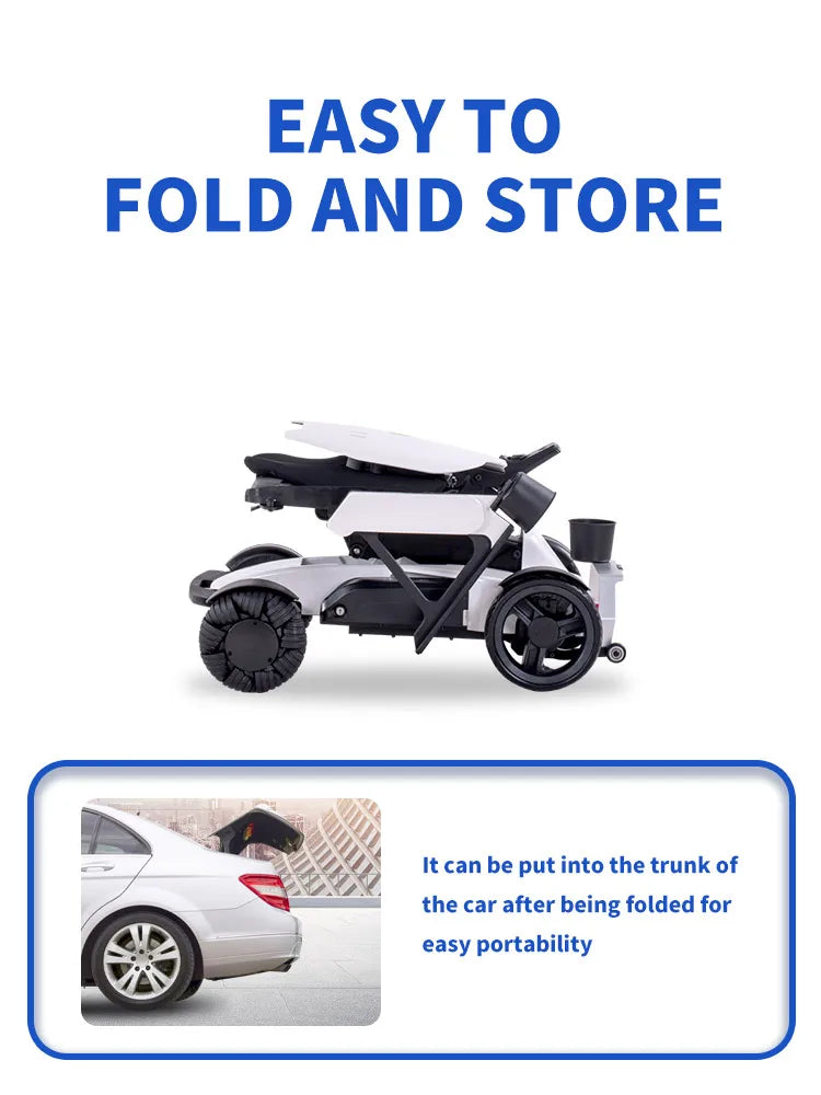Fauteuil roulant de scooter motorisé électrique de joystick intelligent