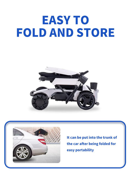 Fauteuil roulant de scooter motorisé électrique de joystick intelligent