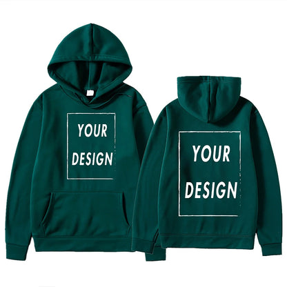 Votre propre Design marque Logo/image personnalisée partout hommes femmes sweat à capuche bricolage sweat à capuche décontracté à la mode nouveau