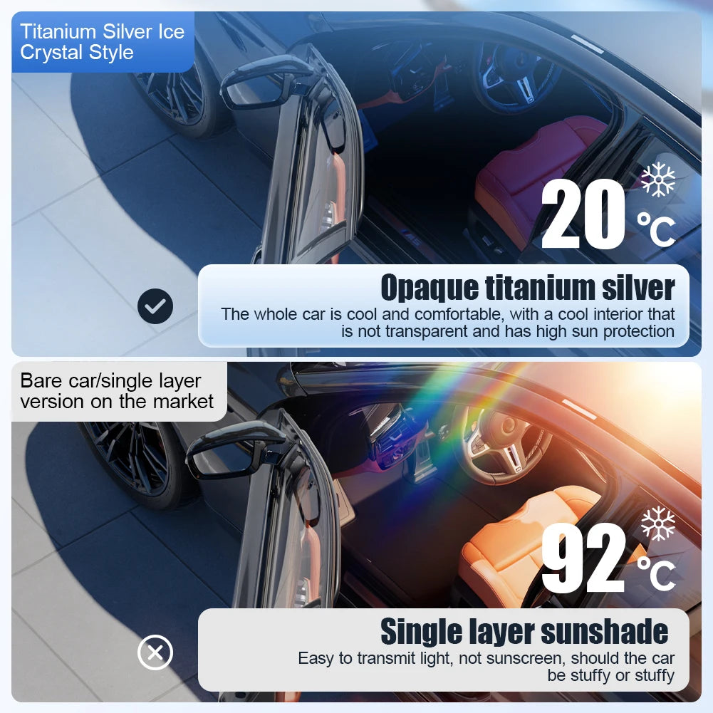 Pare-soleil de pare-brise de voiture avec rotation à 360 °, poignée pliable, pare-soleil de fenêtre avant, protection UV, accessoires de voiture, le plus récent