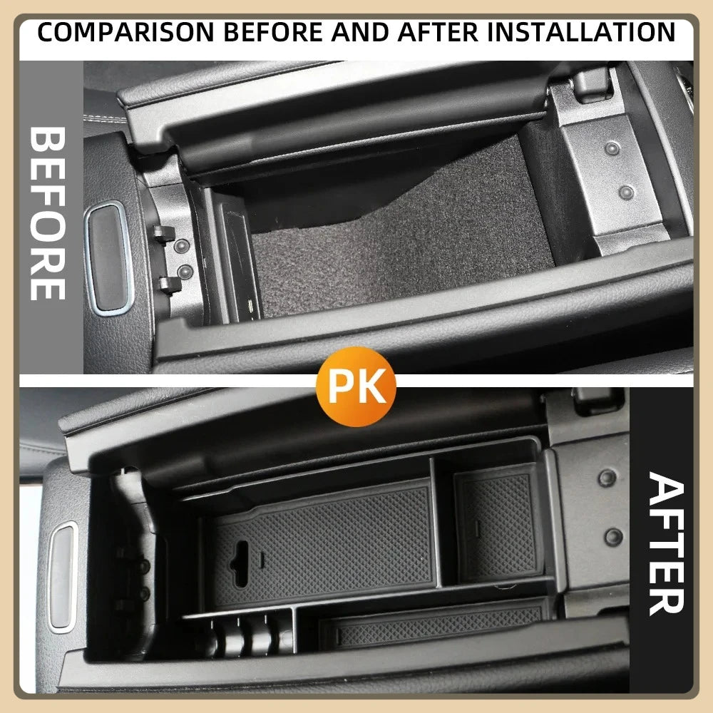 Boîte de rangement pour accoudoir Central intérieur de voiture, plateau conteneur pour Mercedes Benz GLB GLA CLA A B classe MB X247 H247 C118 W177 W247 AMG