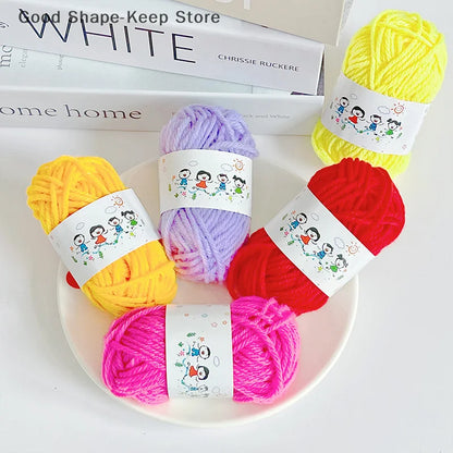 Fil de laine de coton doux et chaud, 12 pièces, fil de tricot à la main de bonne qualité pour laine au Crochet faite à la main, fil de tricot chaud