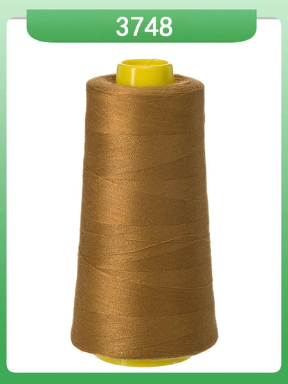 Fil à coudre ultra-fin 602-fil en polyester semblable à la soie à grande vitesse 60s/2 5000m, pour machine à broder et travaux d'aiguille délicats