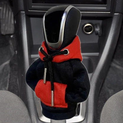 Sweat à capuche à la mode pour voiture, couvercle de pommeau de levier de vitesse, poignée manuelle, décoration de levier de vitesse, accessoires d'intérieur automobile, nouvelle collection 2024