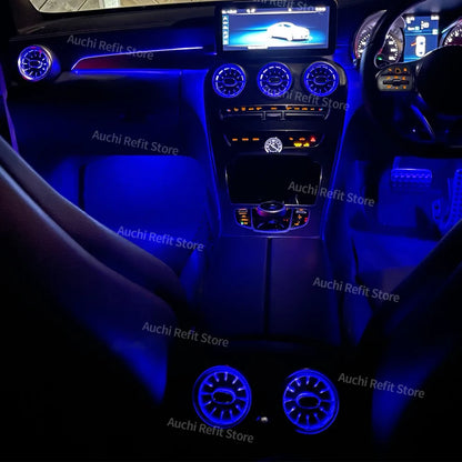 Lumières d'ambiance LED 3/64 couleurs, pour Mercedes Benz W205 X253 classe C GLC coupé C43 C63s, Instrument intérieur, lampe décorative, rénovation