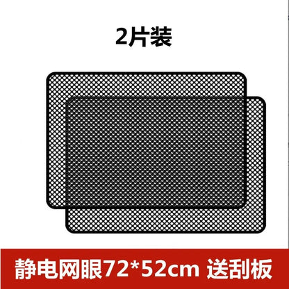 Film de Protection Solaire Durable pour Toit Ouvrant de Voiture, Autocollant Électrostatique en PVC Anti-UV de Haute Qualité, 2 Pièces