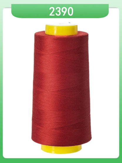 Fil à coudre ultra-fin 602-fil en polyester semblable à la soie à grande vitesse 60s/2 5000m, pour machine à broder et travaux d'aiguille délicats