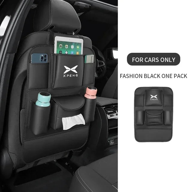Sac de rangement arrière en cuir pour siège de voiture, anti-usure, coussin anti-rika, accessoires pour XPENG P5 P7 G3 G9 N5 F30 H93 BETA