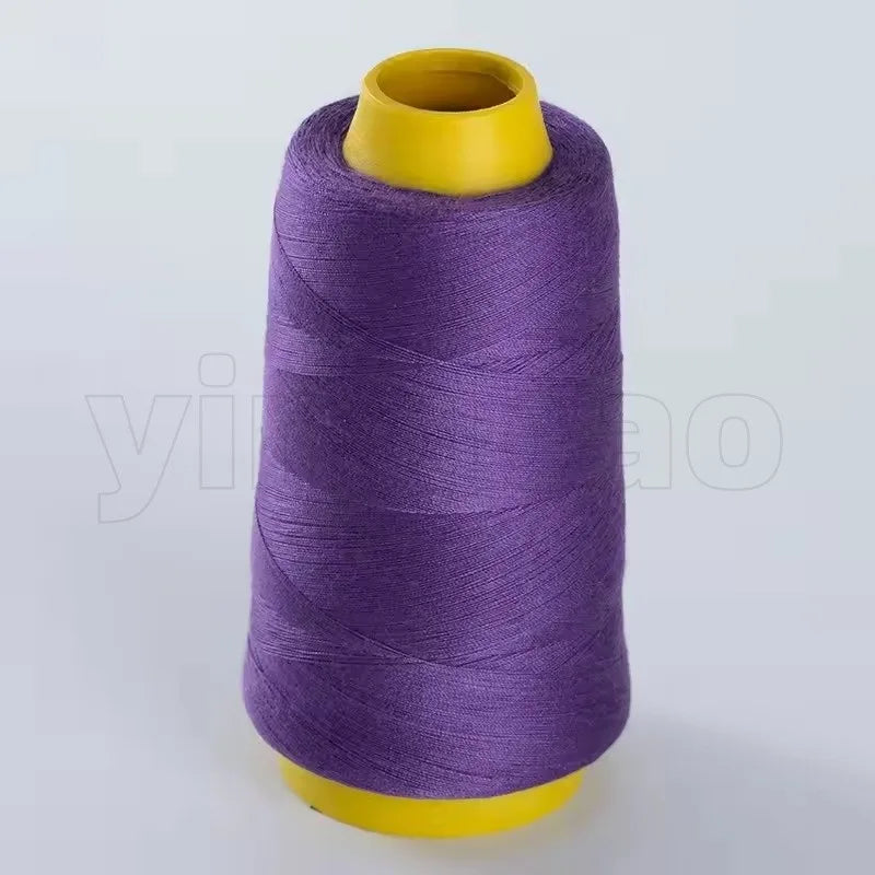 Fil à coudre en Polyester solide et Durable, 1300 Yards/rouleau, Machine à coudre professionnelle, broderie, outils de couture à domicile