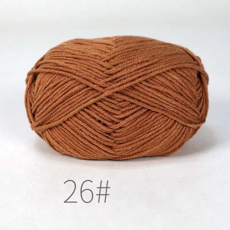 Fil à tricoter en coton doux, tissu mélangé, fil de velours en fibres épaisses, fil de laine au Crochet pour pull, bricolage