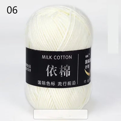 Nouveau 10 pièces série rose fil lait coton fil combinaison Crochet tricot fil ensemble pour bricolage à la main artisanat pull écharpe tricot