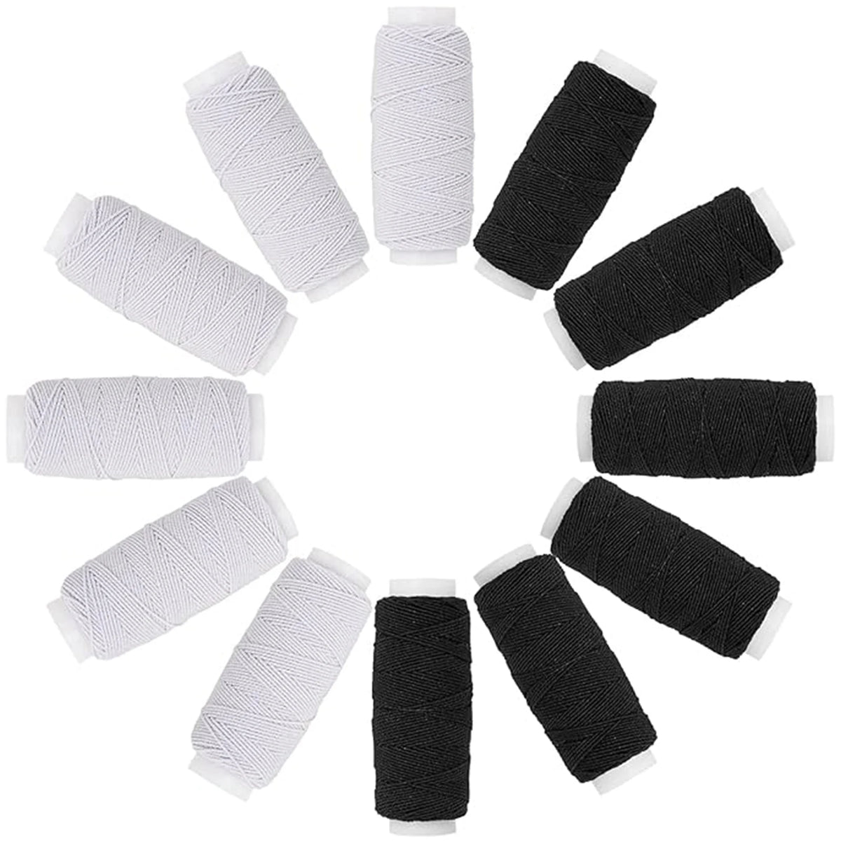 Cordon artisanal élastique de sertissage de 0.75mm, 20m de chaque bobine, fil élastique de sertissage pour la couture, cordon artisanal de tricot matelassé, perles de bricolage