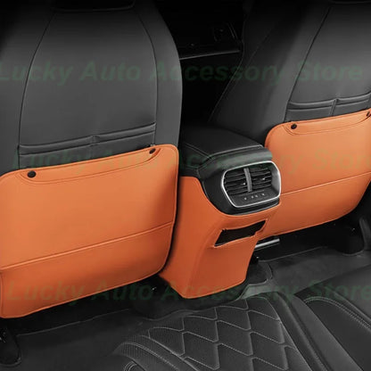 Housses arrière de voiture Nucleo Anti-rika, BYD Sea Discuting 07, EV 2024, Protecteur de coup de pied arrière de siège, D343, Proof, Accessoires intérieurs en cuir
