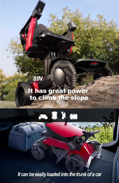 2025 offre spéciale Bluetooth contrôle en aluminium pliant léger motorisé fauteuil roulant électrique pour personnes handicapées