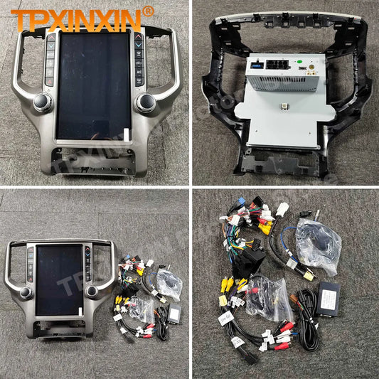 Android 13 multimédia stéréo pour Dodge RAM 2018 ~ 2020 GPS Navigation Auto vidéo Radio récepteur lecteur Qualcomm 8 core unité principale