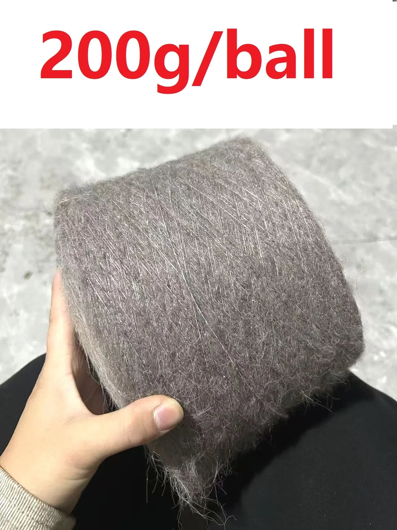 Laine tricotée à la main en forme de lapin Super douce, fil Mohair au Crochet chaud, acrylique, anti-boulochage, pour pull, écharpe, haute qualité, 500g, 1 pièce