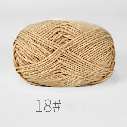 Fil à tricoter en coton doux, tissu mélangé, fil de velours en fibres épaisses, fil de laine au Crochet pour pull, bricolage