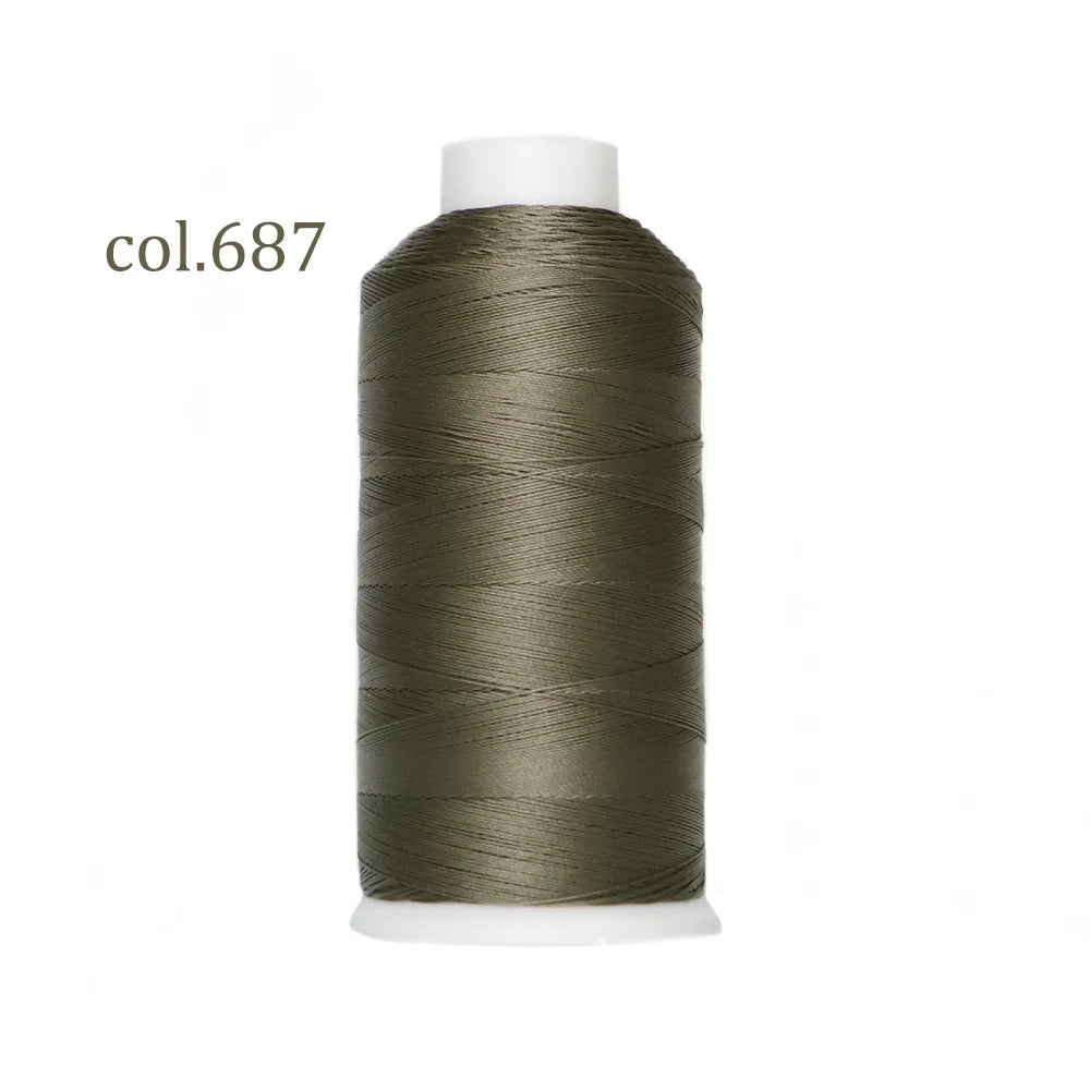 TEX 70-Fil de Nylon Collé 0.3mm pour Chaussures en Cuir, Résistant à la Brise, Tissu de Couture 210D/3 1500 Mètres
