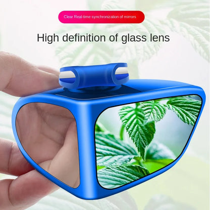 Rétroviseurs de voiture réglables et rotatifs, rétroviseur grand angle, rétroviseur de sécurité transparent, accessoires convexes, angle mort à 360 °, 2 pièces