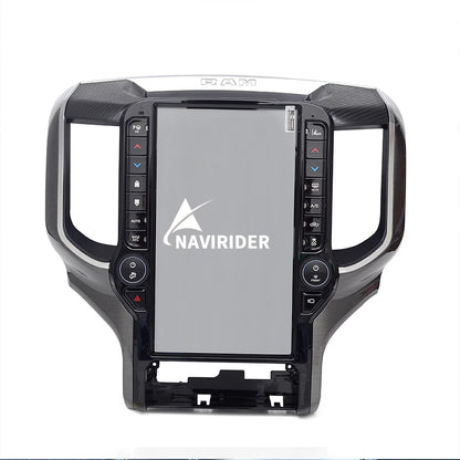 Autoradio Android 13 de 13.6 Pouces avec Écran Tactile et GPS, Lecteur Stéréo, Limitation Auto, Unité Centrale pour Dodge RAM 1500, 2500, 3500, 2019 - 2022