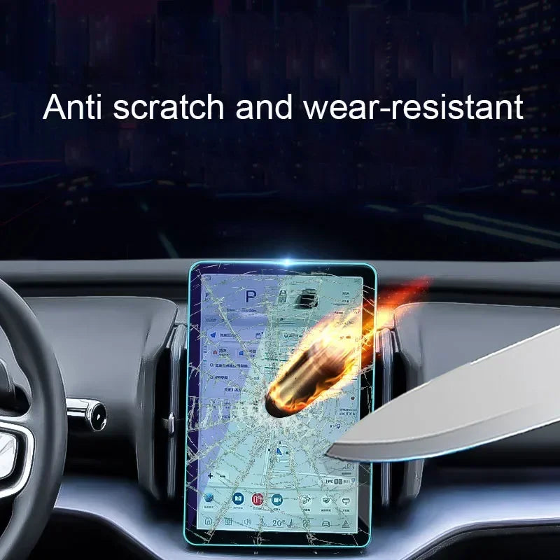 For XPENG G9 2022-2024 Car GPS Navigation Screen Protect Glass Film Dashboard Display Tempered Sticker Auto Internal Accessories