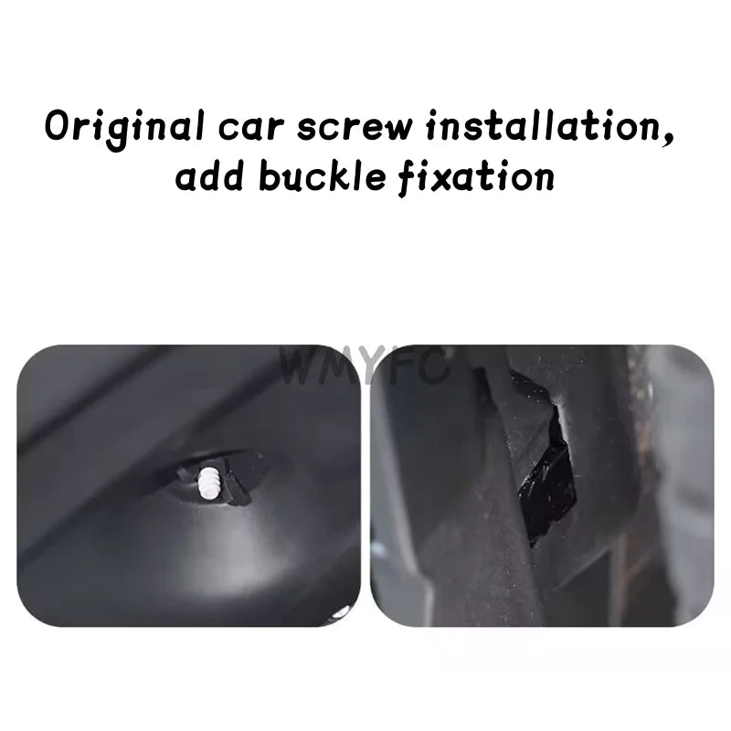 2 pièces garde-boue de voiture pour Zeekr 7X CX1E 2025 ~ 2026 garde-boue intérieur garde-boue garde-boue garde-boue roue arrière garde-boue partie accessoires