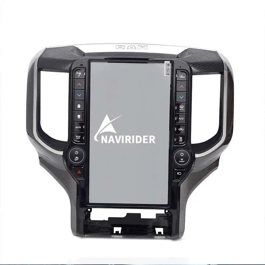 Écran tactile Android Radio 2din pour Dodge Ram 2019 – 2021, GPS Carplay, lecteur vidéo multimédia de voiture, unité principale stéréo Navi 13.6 pouces