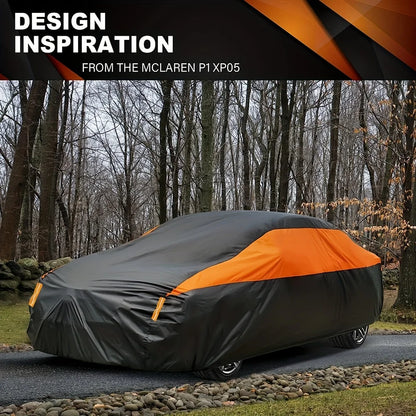 Bâches de voiture imperméables pour l'extérieur, Protection contre le soleil, la pluie et la neige, UV, universelles, SUV/berline 190T, couvertures complètes de Protection pour voiture