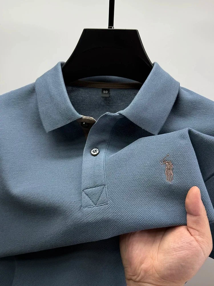 Marque haut de gamme 100% coton manches courtes polo shirt hommes été mode Designer nouveau poney broderie Casual t - shirt mode hommes