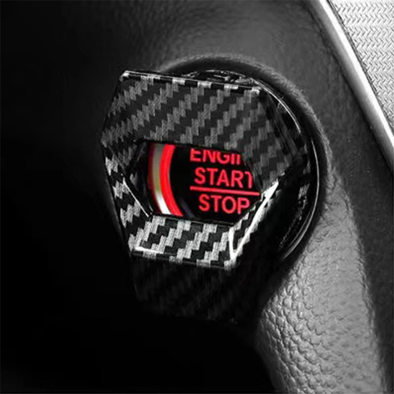 Couvercle universel de bouton d'arrêt de démarrage de moteur de voiture, Style Lambo, décoration de protection anti-rayures, adhésif collant, accessoires automobiles