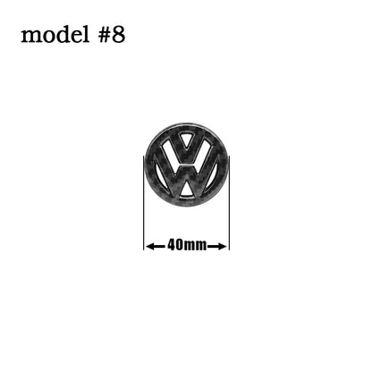 Autocollant emblème de volant de voiture ABS 40mm 61mm, pour Volkswagen VW GTI Polo Golf Caddy Jetta Sharan Passat Logo Badge accessoires