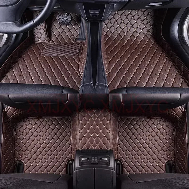 Tapis de Sol de Voiture 3D Personnalisé en Cuir Artificiel, Accessoires d'Nikpour BMW Série 5 E39 1995-2004 E60 F10 G30 2017-2022