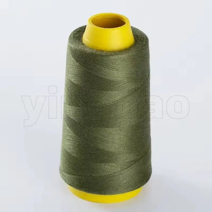 Fil à coudre en Polyester solide et Durable, 1300 Yards/rouleau, Machine à coudre professionnelle, broderie, outils de couture à domicile