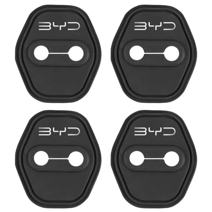 Couvercle de serrure de porte de voiture en Silicone, autocollant de protection pour BYD Atto 3 Yuan F3 E6 F0 G3 I3 Plus Ea1 Song Max Tang Dmi 2din, 2/4 pièces