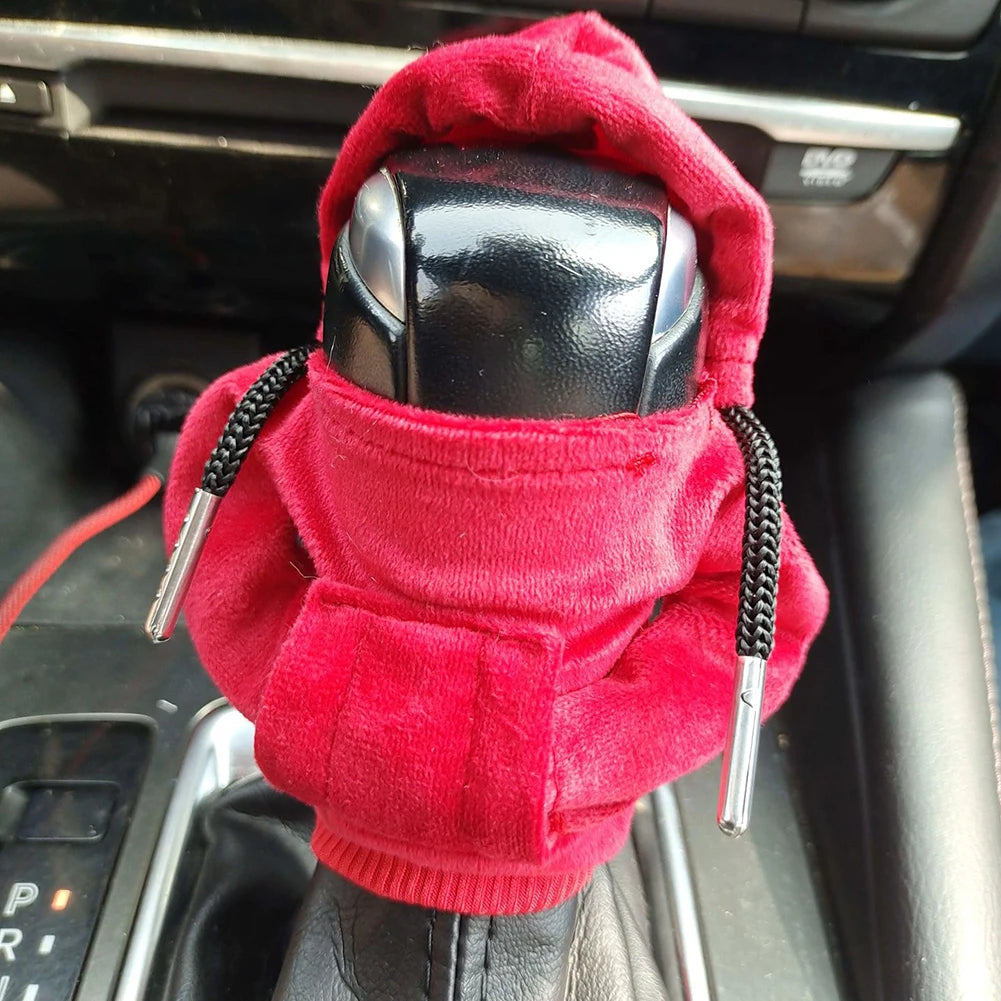 Couvercle de pommeau de levier de vitesse de voiture, Sweats à capuche de mode, Poignée de vitesse, Couverture décorative, Manuel, existent, Décoration intérieure de voiture, Accessoires