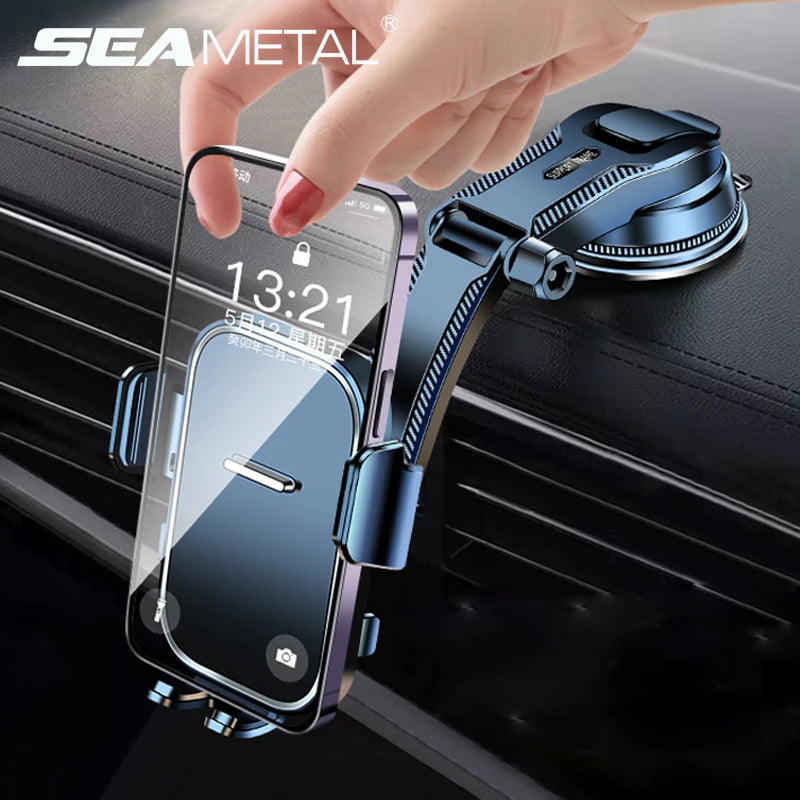 SEAMETAL-Support universel pour téléphone portable, tableau Prada, navigation GPS, pare-brise de bureau