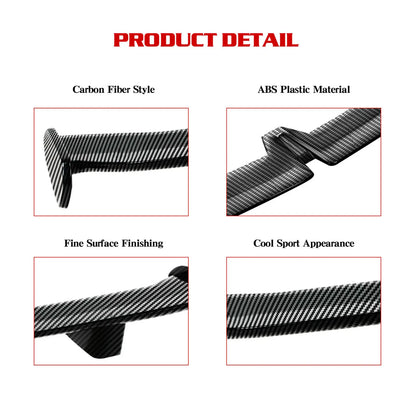 Kit de carrosserie d'aile de coffre arrière universel, adapté à la BMW E90 F10 F30 Audi GT Style berlines, accessoires d'installation sans poinçon