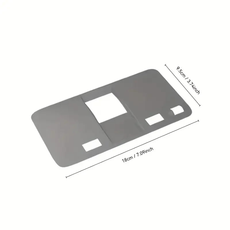 Tapis de protection de console centrale en Silicone pour BYD Song PLUS 2023 – 2025, coussinet d'engrenage DMI, pièce de Modification, tapis de changement de vitesse EV