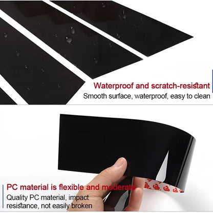 6 pièces pour Zeekr 9X EX1H accessoires 2025 2026 2027 voiture pilier fenêtre revêtement d'habillage décoration Film de Protection B C colonne autocollants