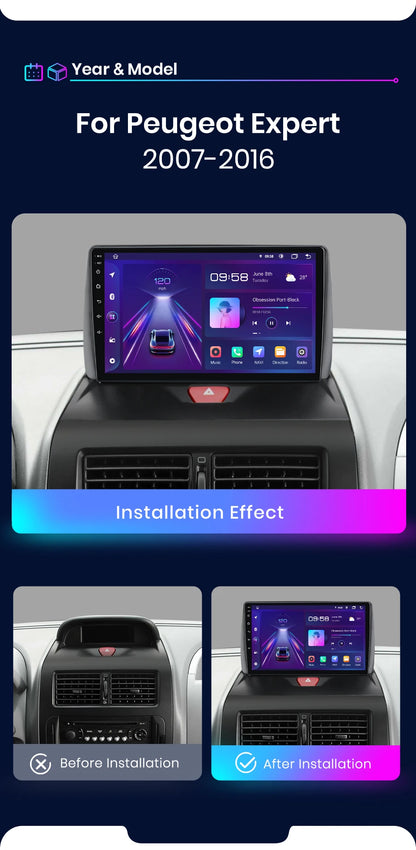Junsun-V1 AI Voice Wireless CarPlay Android Auto Radio, KIT Rods 2007, 2008, 2009, 2010-2016, 4G, Système intelligent de voiture, GPS