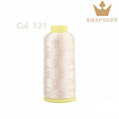 Bal apsody-Fil à broder en polyester, 5000m, 40WT, 120 tches, 200, pour machine à broder Brother Singer Janome Babylock, couture à domicile