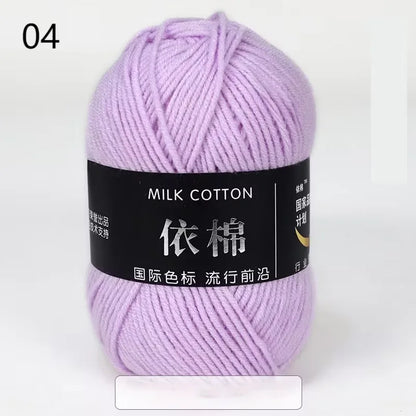 Nouveau 10 pièces série rose fil lait coton fil combinaison Crochet tricot fil ensemble pour bricolage à la main artisanat pull écharpe tricot