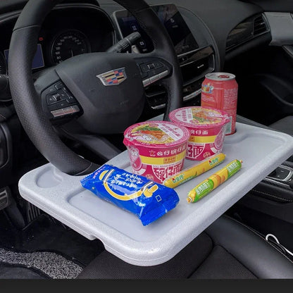 Support de bureau Portable pour voiture, ordinateur Portable, manger du travail, volant de voiture, support de Table à manger, boisson, plateau de nourriture et de café