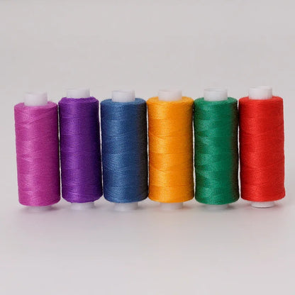Nouvelles fils à coudre 42 couleurs fils de Polyester pour la couture à la main ou à la Machine couture à la main Machine à broder Quilting et artisanat